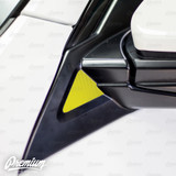 Mirror Accent Insert Vinyl Overlay - Carbon Fiber | 2016-2021 Honda Civic Mirror Accent Insert Vinyl Overlay - Carbon Fiber | 2016-2021 Honda Civic