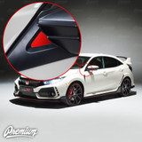 Mirror Accent Insert Vinyl Overlay - Multiple Colors Available | 2016-2021 Honda Civic