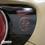 86 Logo Custom Cut-out - Tail Light Deck Vinyl Overlay - Gloss Black | 2012-2016 Toyota GT86 86 Logo Custom Cut-out - Tail Light Deck Vinyl Overlay - Gloss Black | 2012-2016 Toyota GT86