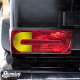Tail Light Turn Signal Overlay - Smoke Tint | 2018 Mercedes G-Wagon G-Class AMG63 Tail Light Turn Signal Overlay - Smoke Tint | 2018 Mercedes G-Wagon G-Class AMG63