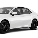 Window Trim Chrome Delete Vinyl Overlay Kit - Gloss Black | 2018-2023 Toyota Camry