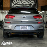 Rear Diffuser Pinstripe Vinyl Overlay - Gloss Red | 2019-2020 Hyundai Elantra GT (N Line) Hatchback Rear Diffuser Pinstripe Vinyl Overlay - Gloss Red | 2019-2020 Hyundai Elantra GT (N Line) Hatchback