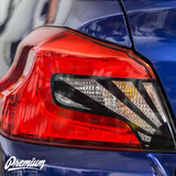 Tail Light Insert With Custom Rising Sun Cut-Out Overlay - Black | 2015-2021 Subaru WRX/STI Tail Light Insert With Custom Rising Sun Cut-Out Overlay - Black | 2015-2021 Subaru WRX/STI