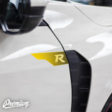 Fender Accent Overlay with R Cut Out - Satin Black | 2016-2021 Honda Civic Type R