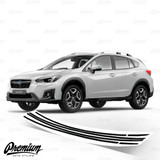 Window Trim Chrome Delete Vinyl Overlay - Satin Black | 2018-2023 Subaru Crosstrek Window Trim Chrome Delete Vinyl Overlay - Satin Black | 2018-2023 Subaru Crosstrek
