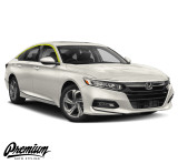 Window Trim Chrome Delete Vinyl Overlay Kit - Satin Black | 2018-2020 Honda Accord Window Trim Chrome Delete Vinyl Overlay Kit - Satin Black | 2018-2020 Honda Accord
