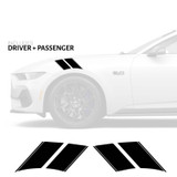 Pony Double Bar Fender Stripe Kit | 2024+ Mustang Pony Double Bar Fender Stripe Kit | 2024+ Mustang