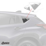 Mtn. Range Quarter Window Decal | 2024+ Subaru Crosstrek