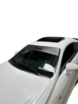 Premium Auto Styling logo Windshield Banner (Satin Dark Gray Base / Gloss Black Logo) Premium Auto Styling logo Windshield Banner (Satin Dark Gray Base / Gloss Black Logo)