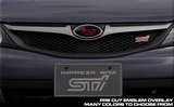 Front & Rear Emblem w/ Steering Wheel Overlay ( Choose Your Star Color ) | 2008-2014 WRX / STI Hatchback Front & Rear Emblem w/ Steering Wheel Overlay ( Choose Your Star Color ) | 2008-2014 WRX / STI Hatchback