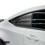 2015-2019 LEXUS RC F SPORT FLAG DECAL SATIN BLACK 2015-2019 LEXUS RC F SPORT FLAG DECAL SATIN BLACK