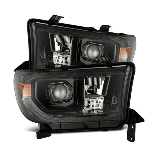 AlphaRex 07-13 Toyota Tundra / 08-17 Sequoia LUXX LED Proj HL Alpha-Blk w/Actv Light Seq. Sig + DRL - 880825 Photo - Primary