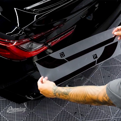 Smoked Tail Light Turn Signal and Reverse Light Pre-cut Overlays | 2025 Toyota Camry
