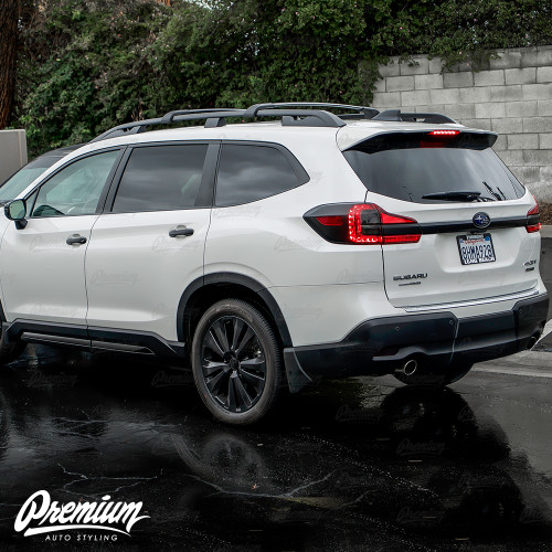 Trunk Trim Chrome Delete - Satin Black Vinyl Overlay | 2019-2022 Subaru Ascent