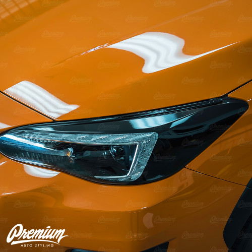 Headlight Amber Delete w/Eyelid Overlay Gloss Black | Subaru Crosstrek 2018-22 (Limited/Hybrid)