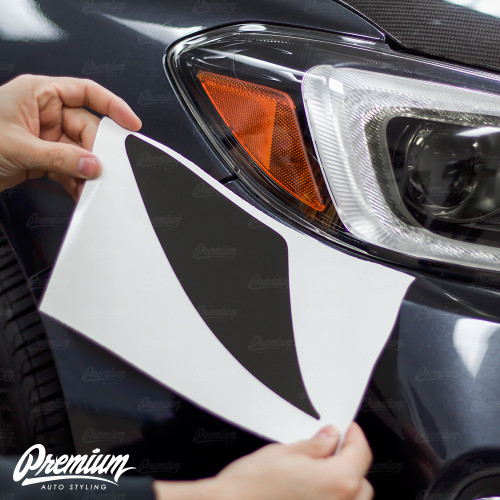 Headlight Amber Delete Overlay - Smoke Tint | 2015-2017 Subaru WRX/STI | 2018-2021 WRX/WRX PREMIUM