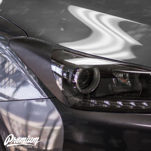 Carbon Fiber Headlight Reflector Overlays | Hyundai Veloster 2018-2022