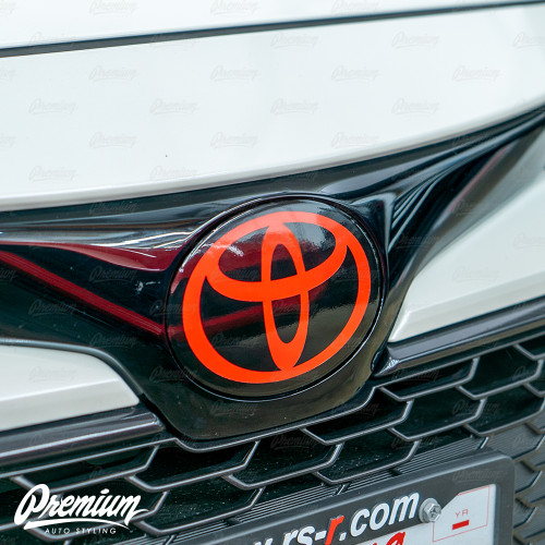 Front Vinyl Emblem Overlay | 2019-2024 Toyota Corolla Hatchback