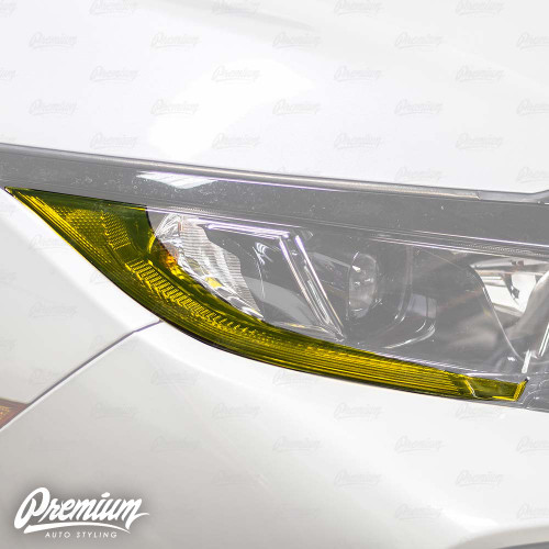 JDM Yellow Headlight DRL Tint Overlay | 2016-2020 Honda Civic Sedan