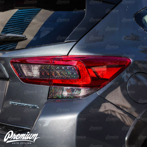 Tail Light Tint Overlay Kit -Smoke Bio Hex | 2018-2022 Crosstrek / 2018-2021 Impreza Hatchback