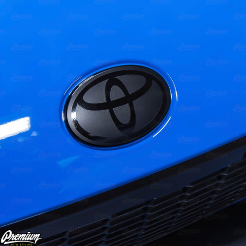 Stealth - Front & Rear Vinyl Emblem Vinyl Overlay | 2022-2024 Toyota GR86