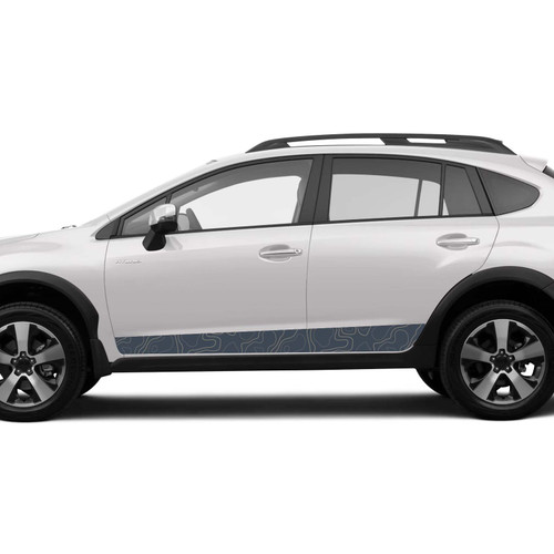 Topo Rocker Panel Decal Kit (2012-2017 Crosstrek XV)