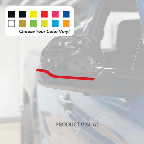 Mirror Pin Stripe - Solid Design | Toyota Tundra & Sequoia (2022-2024)