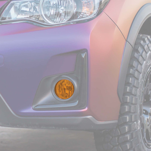 Fog Light Tint Overlay - Amber Tint | 2012-2017 Subaru Crosstrek XV / Impreza