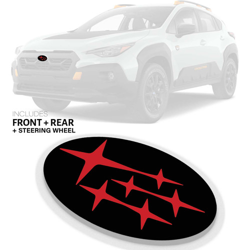 Emblem Overlay (Choose Your Color Combo) | 2024+ Subaru Crosstrek
