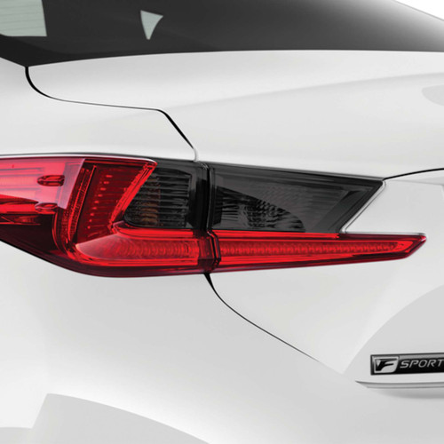 Tail Light Overlay Inserts (Clear Portion Only) - Smoke Tint | 2015-2018 Lexus RC & RC-F