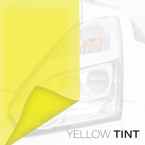 Yellow Tint -Bulk Tint Film 13.5-inch wide x 1-15ft