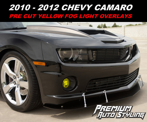 2010-2013 Chevy Camaro Pre-Cut Fog Light Overlays 2010-2013 Chevy Camaro Pre-Cut Fog Light Overlays