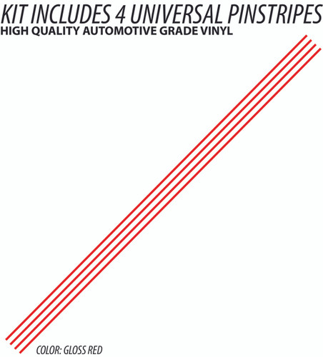 Universal Pinstripe Kit ( Multiple Colors Available ) 40 inch Pinstripes | Set of 4