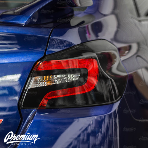 Gloss Red Rear Diffuser Pinstripe Vinyl Overlay 2020