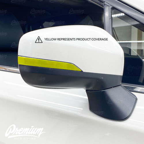 Mirror Turn Signal Tint Overlay - Smoked | 2018-2022 Subaru Crosstrek