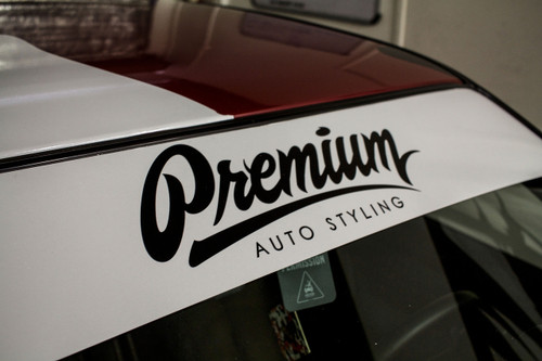 Premium Signature Window Banner ( White / Black )