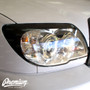 Headlight Amber Delete w/ Eyelid Vinyl Overlay V1 -Gloss Black | 2003-2009 Toyota 4Runner (4th Gen)