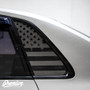 American Flag Quarter Window Decal Set (2008–2014 Subaru WRX/STI)