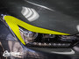 Carbon Fiber Headlight Amber Delete with Eyelid Overlay | 2018-2022 Hyundai Veloster