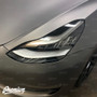 Headlight Eyelid Vinyl Accent Overlay v2 (Small) - Blackout | 2018+ Tesla Model 3