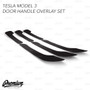 Door Handle Vinyl Overlay Set - Multiple Colors  | 2017+ Tesla Model 3  / 2020 Model Y