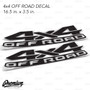 4 x4 OFFROAD DECAL | 16.5 x 3.5 inches - Set of 2 ( Choose Your Color )