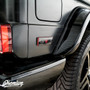 Front & Rear Side Reflector Overlays w/ Custom Logo - Gloss Black | 2018 Mercedes G-Wagon