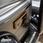 Front & Rear Side Reflector Overlays w/ Custom Logo - Gloss Black | 2018 Mercedes G-Wagon