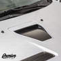 Hood Scoop Inlay - Satin Black | 2008-2015 Mitsubishi Evo X