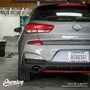 Rear Diffuser Pinstripe Vinyl Overlay - Gloss Red | 2019-2020 Hyundai Elantra GT (N Line) Hatchback