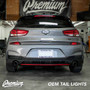 Tail Light Smoke Tint Overlay | 2018-2020 Hyundai Elantra GT Hatchback