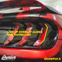 Tail Light Vinyl  Accent Overlay - Gloss Black | 2018-2023 Ford Mustang GT