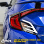 Custom Combo - Black Tail Light Accent with Smoked Reverse Light Overlay | 2016-2020 Honda Civic Coupe