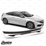 Window Trim Chrome Delete Vinyl Overlay Kit - Gloss Black | 2016-2020 Honda Civic Coupe